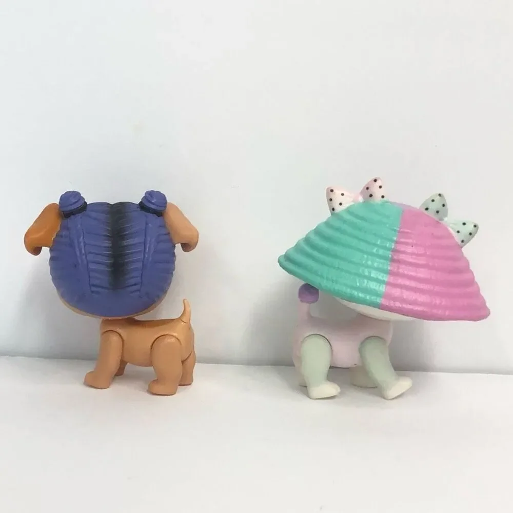 LOL surprise dolls pets daring diva and‎ pranksta pup 2 pets space buns bows